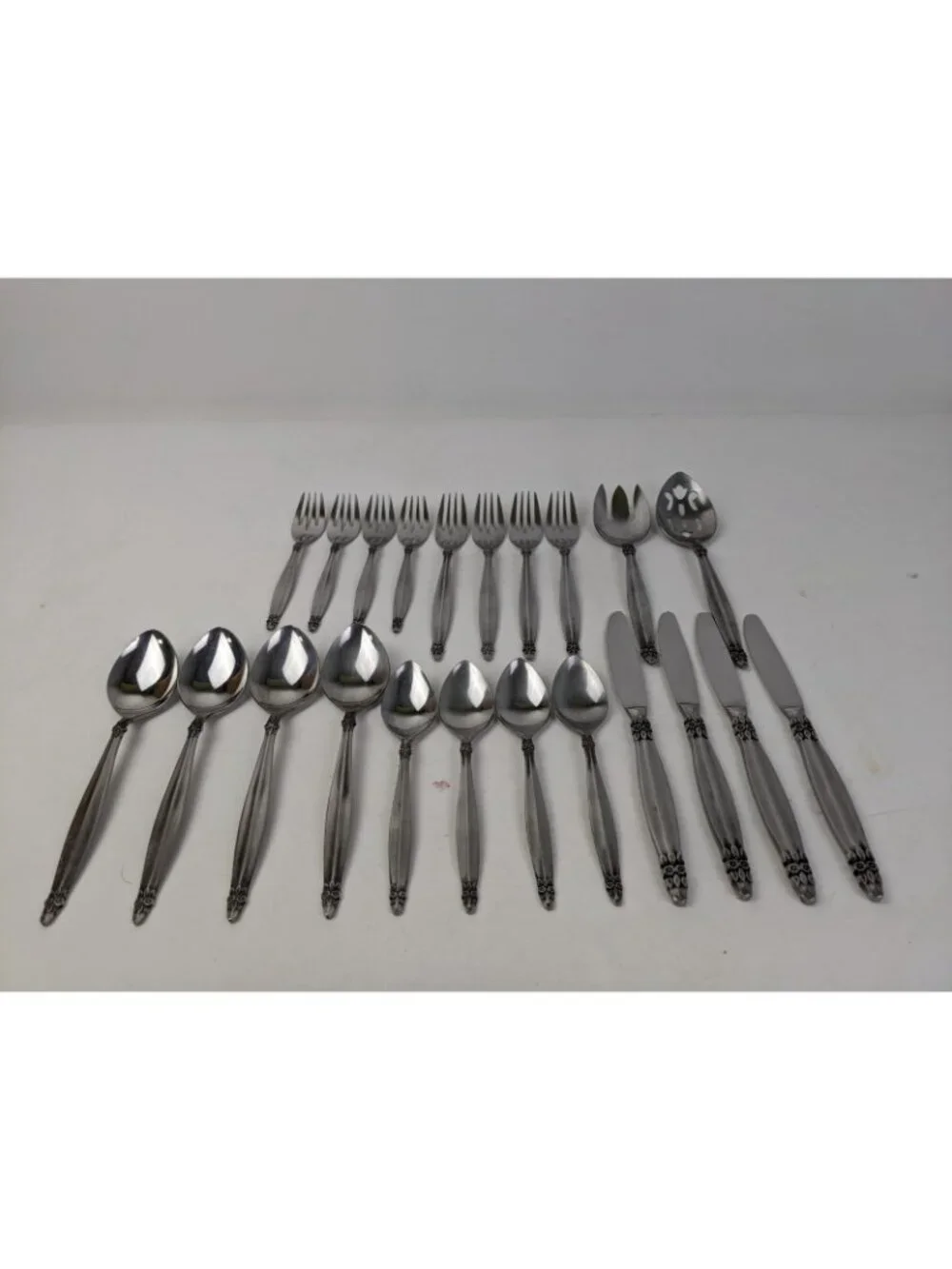 Vintage Royal Kent National Stainless Flatware Service For 4 Japan Serving